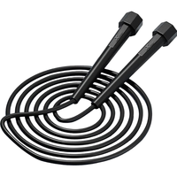 XTEP 特步 跳绳儿童小学生初学运动健身专业竞速跳绳健身成人中考试绳 黑