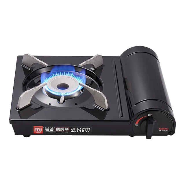 Iwatani 岩谷 便携卡式炉 ZB-19M(JD) 黑色 2.8kw