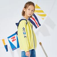 NAUTICA 男童女童连帽外套春秋儿童户外运动上衣