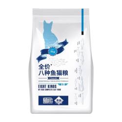 贵族 全期猫粮成幼猫流浪猫粮八种鱼配方补充营养室内全价猫粮1KG