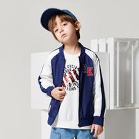 ELLE kids 春秋季男童运动外套儿童棒球服夹克上衣