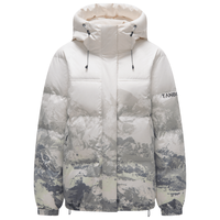 坦博尔 雪山印花休闲运动羽绒服女连帽厚冬季外套潮