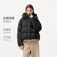 TANBOER/坦博尔泡芙羽绒服女短款可脱卸帽冬季保暖外套TB5530520D 奶芙米 XS 纯色 加厚 标准型 拉链 可脱卸袖 90%及以上 鸭绒 百搭风 日常 口袋 锦纶/尼龙(聚酰胺纤维)100%