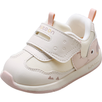  Mutong/牧童 透气网面 婴儿学步鞋  19 鞋内长13.8cm/适合脚长13.3cm 柔雾粉