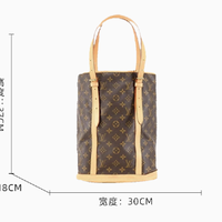 移动端：LOUIS VUITTON 女士单肩斜挎包 TY006 中古后换大水桶无子袋（底长30）