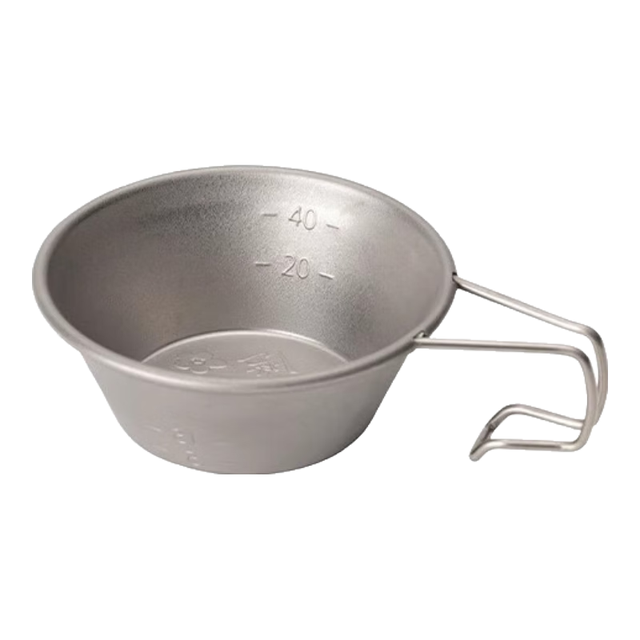 snow peak 雪峰户外迷你钛雪拉碗露营餐具FES-380 FES-380