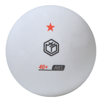 京东京造 乒乓球一星12只装训练比赛乒乓球1星ABS新材料 白色40+ 一星级 12只 ABS材料稳定耐打