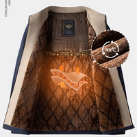 罗蒙 加绒加厚 行政棉服 石墨烯