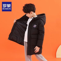 罗蒙 儿童羽绒服 加厚鸭绒保暖抗寒防风冬装