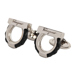 Salvatore Ferragamo Ferragamo)男士GANCIO袖扣 0712427 礼物