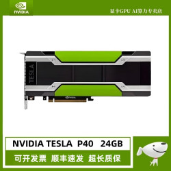 英伟达 Tesla系列T4 V100 P100 P40 M60 K80 AI GPU 英伟达TESLA P40 24GB显卡