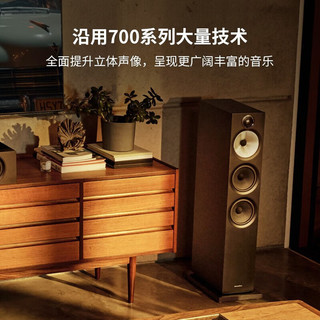 宝华韦健603 S3落地音箱家用音响家庭影院HIFI音响2.0无源音箱高保真发烧 603 S3橡木色