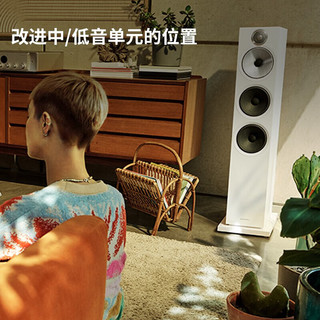宝华韦健603 S3落地音箱家用音响家庭影院HIFI音响2.0无源音箱高保真发烧 603 S3橡木色