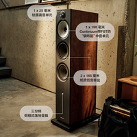 宝华韦健603 S3落地音箱家用音响家庭影院HIFI音响2.0无源音箱高保真发烧 603 S3+马兰士PM7000N