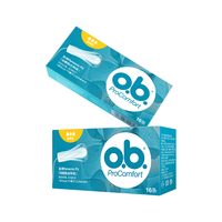OB 强生ob卫生棉条32支装普通型防漏无异味小巧隐形卫生巾16支×2盒