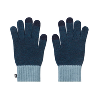 蕉内【特惠链接】热皮保暖手套男女同款触屏户外骑行运动加厚秋冬季 彩纱蓝绿 L