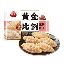三全 黄金比例 猪肉玉米水饺 400g