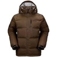 黑冰（BLACKICE）25冬男款羽绒服保暖三防高蓬800蓬鸭绒活帽外套 F8909MJ 棕色 S