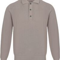 Massimo Dutti 男款POLO领领休闲针织衫