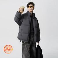 DESSO 唐狮旗下冬季立领休闲开衫棉袄子加厚保暖户外男女式棉衣外套