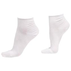 Calzedonia 春夏款女士时尚舒适糖果色可卷边白色薄款短袜DC0363B