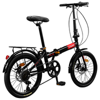 FOREVER 永久 折叠自行车山地车成人便携男女式禧玛诺变速单车银灰20寸单速