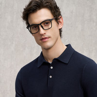 【明星同款】EMZ鄂尔多斯秋冬抑菌Polo领纯羊毛针织衫毛衣男