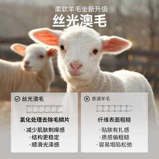 【明星同款】EMZ鄂尔多斯秋冬抑菌Polo领纯羊毛针织衫毛衣男 深咖 L