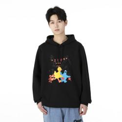adidas NEO 连帽长袖卫衣 男装时尚潮流 运动休闲 舒适针织套头衫