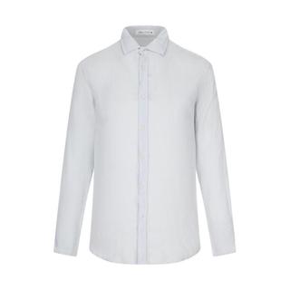 ZARA 【100%亚麻】男式斯文大方休闲日常简约纯色衬衫