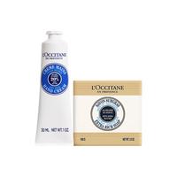 L'OCCITANE 欧舒丹 乳木果身体护理套装 (经典润手霜30ml+牛奶味洁肤皂100g)