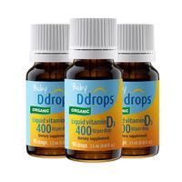 Ddrops 儿童维生素D3滴剂 400IU 2.5ml*3瓶
