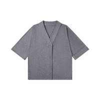 歌美姿竹纤维七分袖月子家居服天竹睡衣产后哺乳短长裤产前女 M