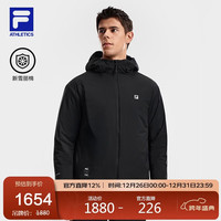 FILA 男士棉服 保暖连帽外套