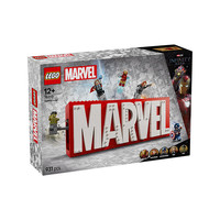 LEGO/乐高 漫威主题 儿童积木玩具+漫威标识+小人仔