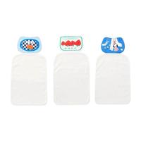 Purcotton 全棉时代 2100010716 婴幼儿纱布汗巾 3条