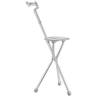 yuwell 鱼跃 yuwell 鱼跃 老人手杖拐杖 YU872 助行器拐杖凳 三脚凳 铝合金