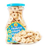 河马莉 HEMALI 婴幼儿几何饼干 国产版 牛奶味 110g