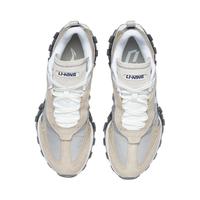 LI-NING 李宁 21秋冬时装周走秀款 男子休闲运动鞋 ARYR025-2 鹿皮褐/凝雪灰 42
