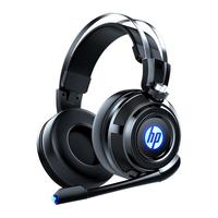 HP 惠普 H200 耳罩式头戴式有线耳机 黑色 3.5mm/USB-A