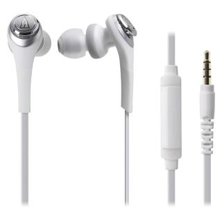 audio-technica 铁三角 ATH-CKS550iS 入耳式动圈有线耳机 白色 3.5mm