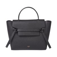 CELINE 思琳 Belt系列 MICRO 女士粒面牛皮革手袋 189153ZVA 38NO 黑色