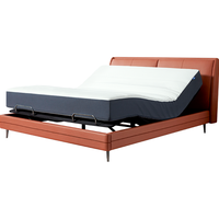 8H DT3+TZ Milan智能电动床+弹簧床垫 米兰灰蓝 1.8m床