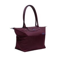 LONGCHAMP 珑骧 Le Pliage Club系列 女士手提饺子包 L1899 619 P22 70周年款 紫红色 大号