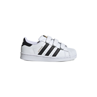 adidas ORIGINALS SUPERSTAR CF C 儿童休闲运动鞋 EF4838 白/一号黑/金 32码