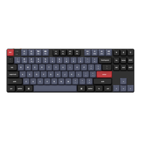 keychron K1 87键 蓝牙双模机械键盘 黑色 佳达隆矮茶轴 单光