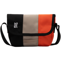 TIMBUK2 天霸 MINI MESSENGER系列 男女款单肩邮差包 TIMBUK2 音速黑/热带桔红 小号