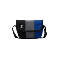 TIMBUK2 天霸 MINI MESSENGER系列 男女款单肩邮差包 TIMBUK2 枪灰色/富钴蓝 小号