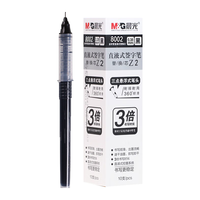 M&G 晨光 8001 按动中性笔 黑色 0.38mm 10支装
