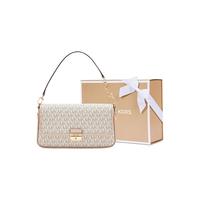 MICHAEL KORS 迈克·科尔斯 BRADSHAW系列 女士老花单肩包 30S1G2BL1B173 香草色/裸粉色 小号